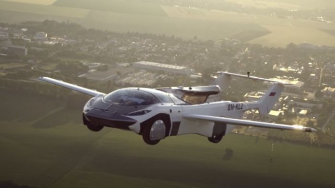 Летающий автомобиль AirCar больше не фантастика, он успешно совершил перелет между городами