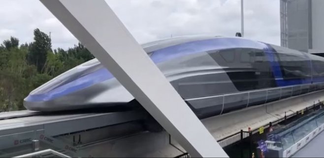 Новый поезд на магнитной подвеске с невероятной скоростью 600 км/ч