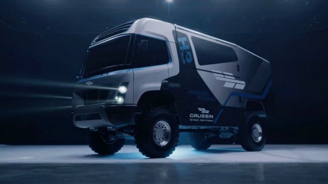 Первый спортивный грузовик с водородным двигателем покажет себя на гонке в Дакаре