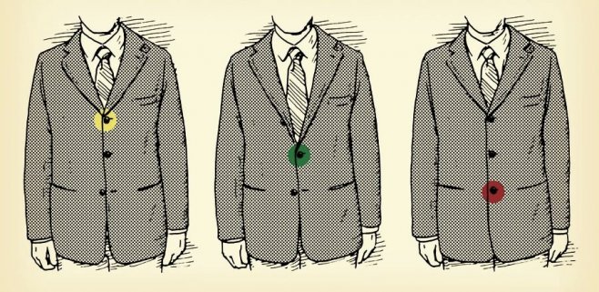 Как правильно застегивать пуговицы на пиджаке: всегда, иногда или никогда?
