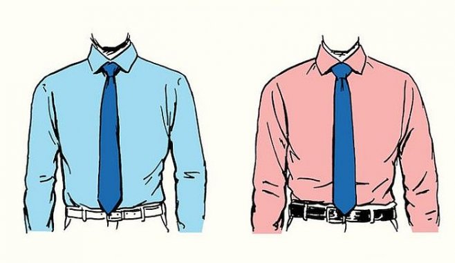 Как сочетать рубашку и галстук