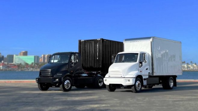 Американский стартап показал свои электрические грузовики